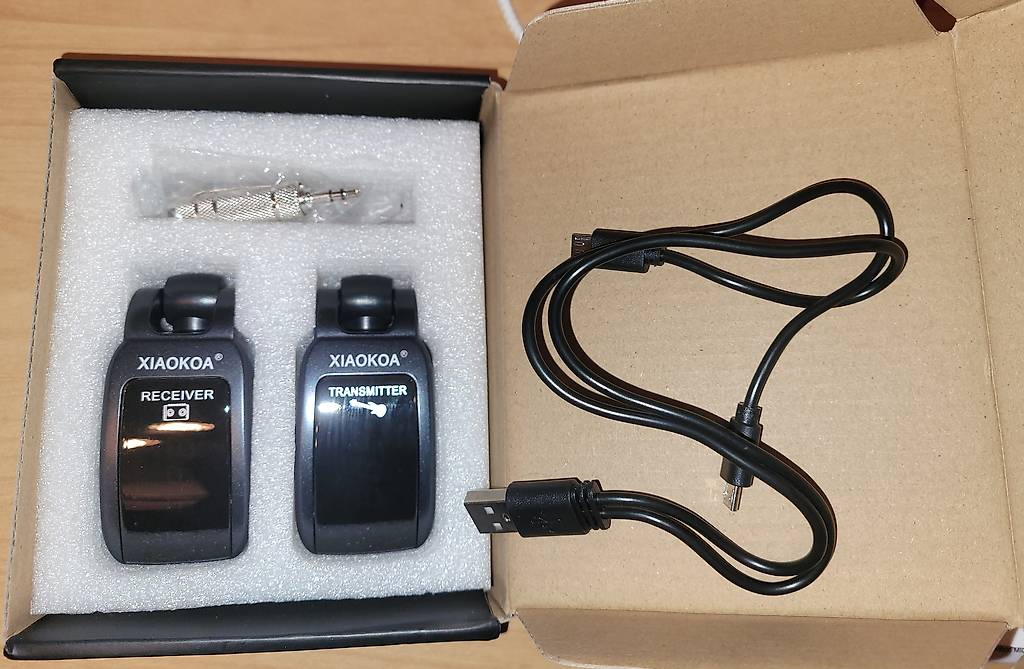 Jack wireless per basso, chitarra